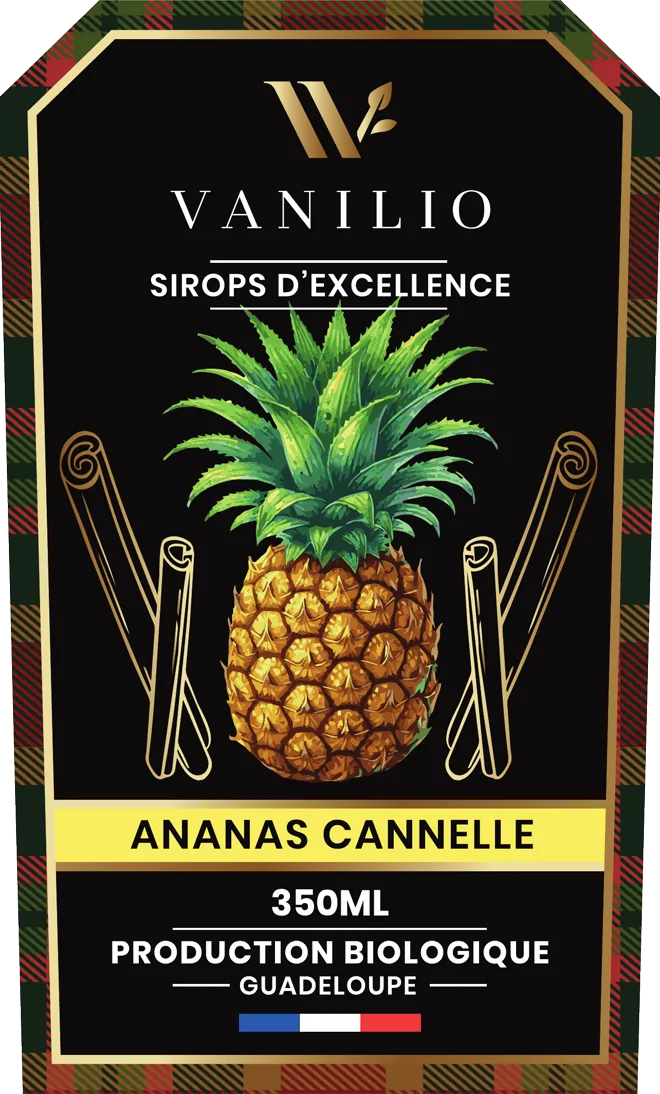 Étiquette Vanilio Ananas Cannelle